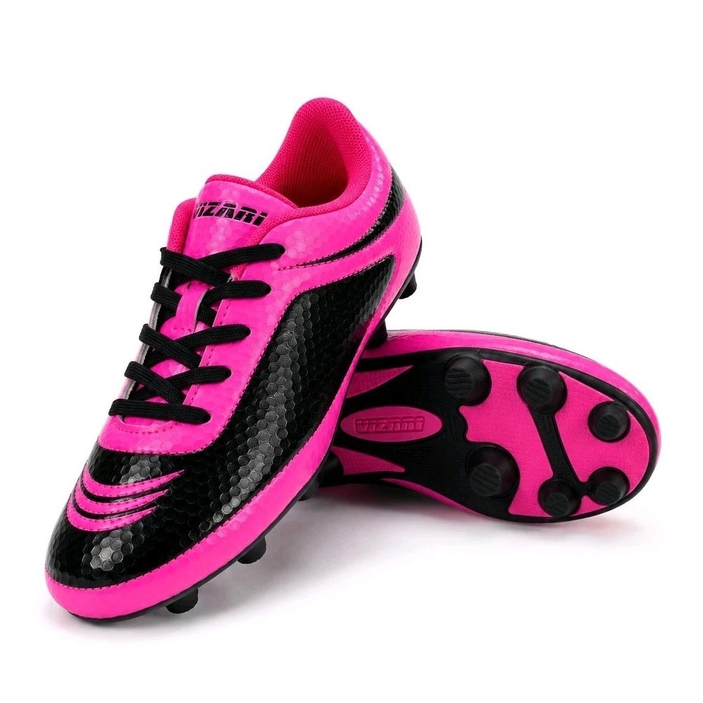 Vizari Infinity FG Soccer Cleats Kids Pink Black Size 13.5C New No Box